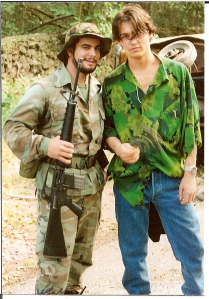 Julian Exclusa (left) & Johnny Depp (right)